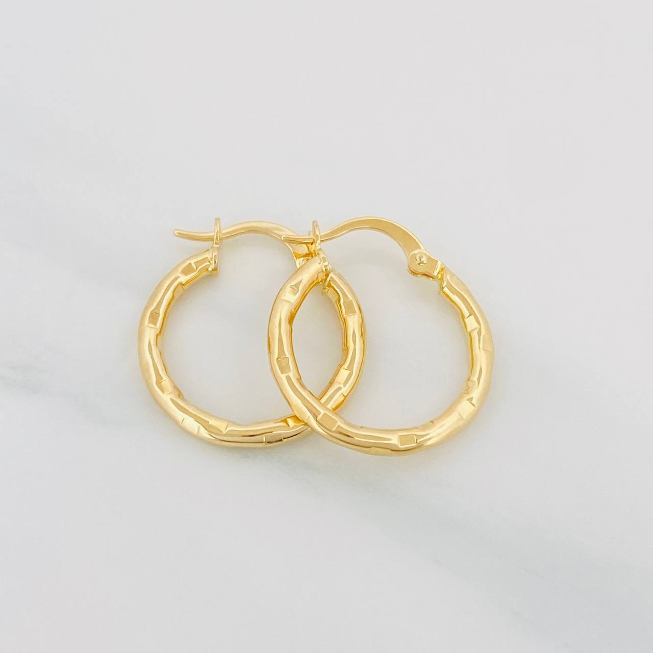 Candongas Lucero 1.45g / 3/4 in Oro Amarillo 18K