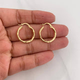 Candongas Lucero 1.45g / 3/4 in Oro Amarillo 18K