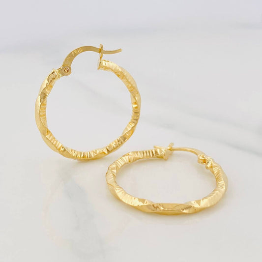 Candongas Carlota 1.6g / 1 in Oro Amarillo 18K