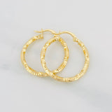 Candongas Carlota 1.6g / 1 in Oro Amarillo 18K