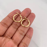 Hoop Earrings Gala 1.15g / 3/4 in Yellow Gold 18K