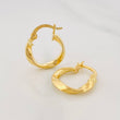 Hoop Earrings Bridget 1.05g / 3/4 in Yellow Gold 18K