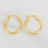 Candongas Jass 1.15g / 3/4 in Oro Amarillo 18K