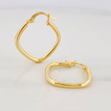 Candongas Rombo 1.45g / 3/4 in Oro Amarillo 18K