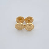 Topos Medalla Corona 0.65gr / 6.05mm Oro Amarillo 18K %