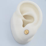 Topos Medalla Corona 0.6gr / 6.05mm Oro Amarillo 18K %