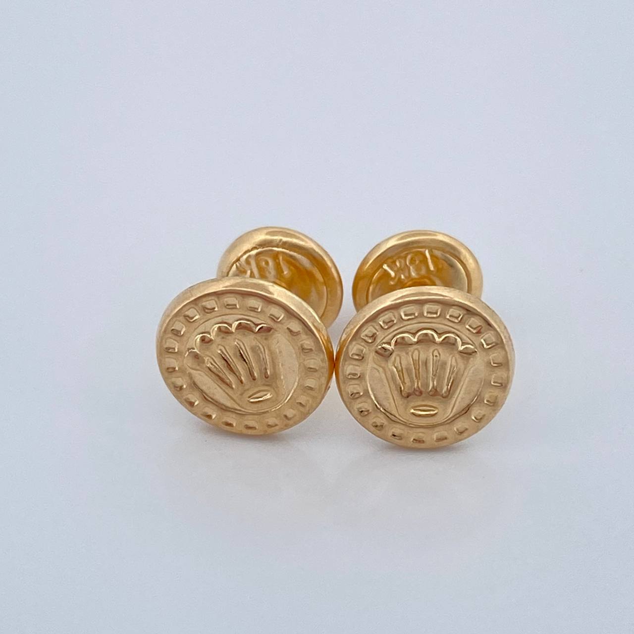 Topos Medalla Corona 0.75gr / 7.5mm Oro Amarillo 18K %