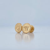 Topos Medalla Corona 0.75gr / 7.5mm Oro Amarillo 18K %