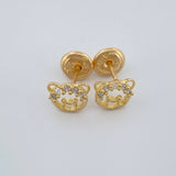 Topos Rostro Oso 0.9gr / 5.85mm Oro Amarillo 18K %