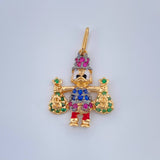 Dije Pato Bolsas Dinero 1.55gr / 1 in / Dos Oros Negro Amarillo 18K %