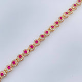 Pulso Tennis 8.45gr / 6 1/2 in / 4.26mm Oro Amarillo 18K %