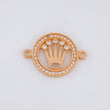 Charm Circle Crown 1.95g / 3/4 in Rose Gold 18K