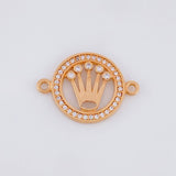 Charm Circle Crown 1.95g / 3/4 in Rose Gold 18K