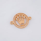 Charm Circle Crown 1.95g / 3/4 in Rose Gold 18K