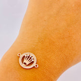 Charm Circle Crown 1.95g / 3/4 in Rose Gold 18K