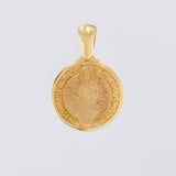 Pendant Saint Benedict 5.25g / 1 1/4 in Yellow Gold 18K