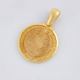 Pendant Saint Benedict 5.25g / 1 1/4 in Yellow Gold 18K