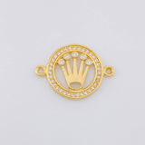Charm Circle Crown 2g / 3/4 in Yellow Gold 18K
