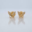 Topos Silueta Mariposa 0.8gr / 6.42mm Oro Amarillo 18K %