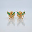 Topos Silueta Mariposa 0.7gr / 6.53mm Oro Amarillo 18K %
