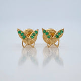 Topos Silueta Mariposa 0.7gr / 6.53mm Oro Amarillo 18K %