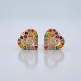 Topos Corazon 0.9gr / 7.08mm Oro Amarillo 18K %