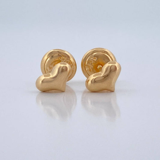 Topos Corazon 0.5gr / 4mm Oro Amarillo 18K %