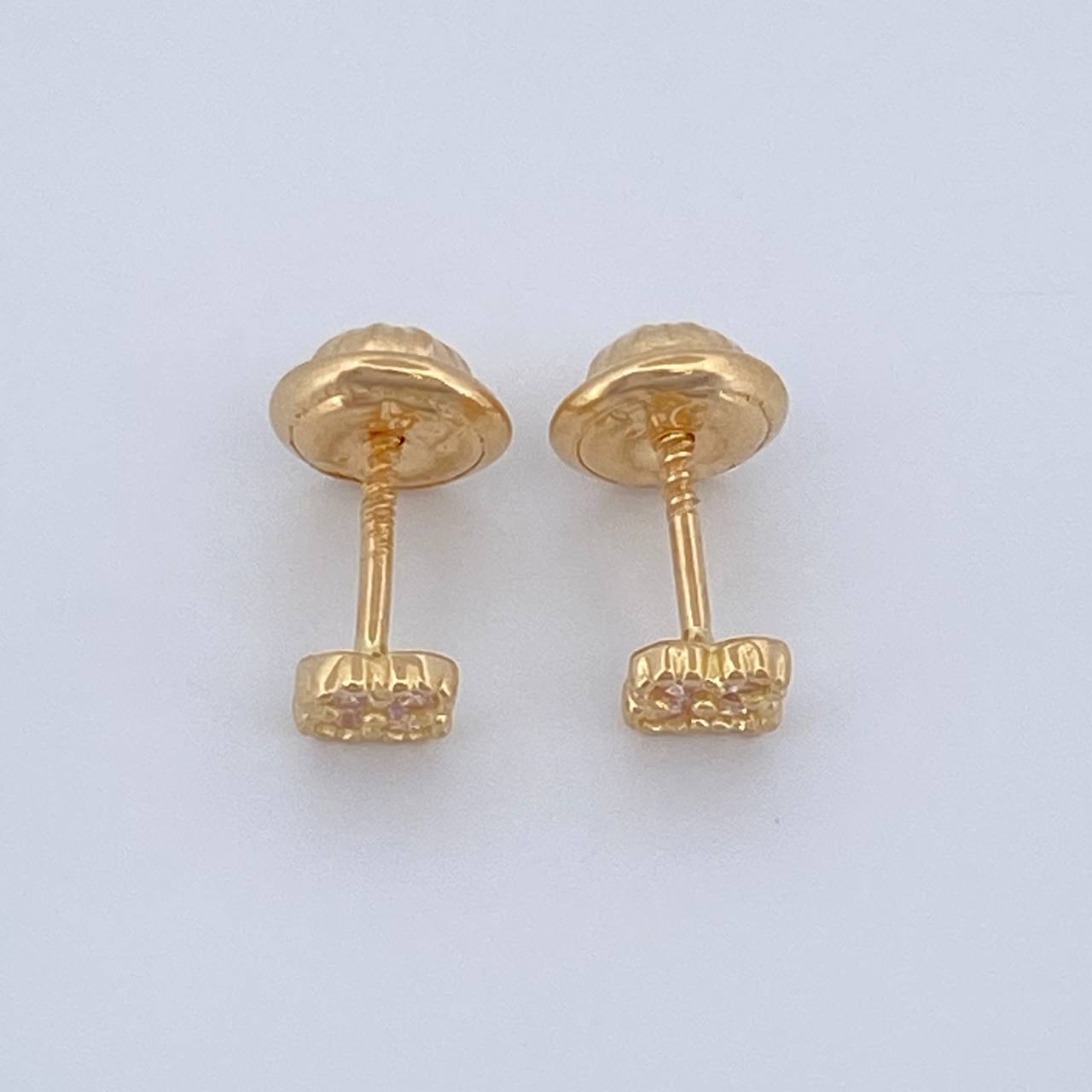 Topos Mini Trebol 0.6gr / 3.8mm Oro Amarillo 18K %