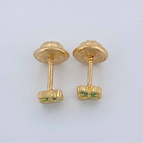 Topos Mini Trebol 0.65gr / 3.8mm Oro Amarillo 18K %