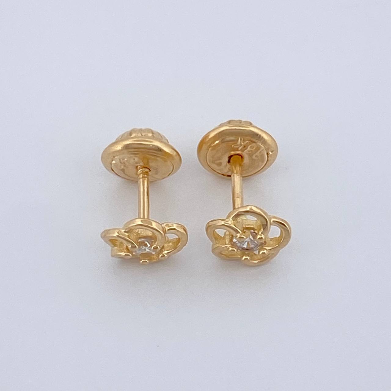 Topos Flor 0.8gr / 5.8mm Oro Amarillo 18K %
