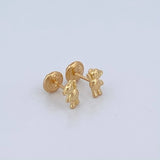 Topos Oso 1.1gr / 7.3mm Oro Amarillo 18K %