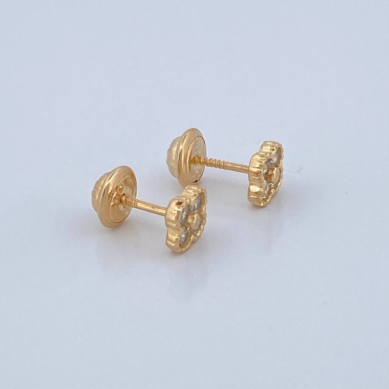 Topos Trebol 1.1gr / 5.15mm Oro Amarillo 18K %