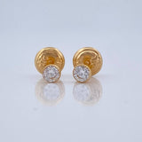 Topos Bisel 0.55gr / 3.2mm Oro Amarillo 18K %