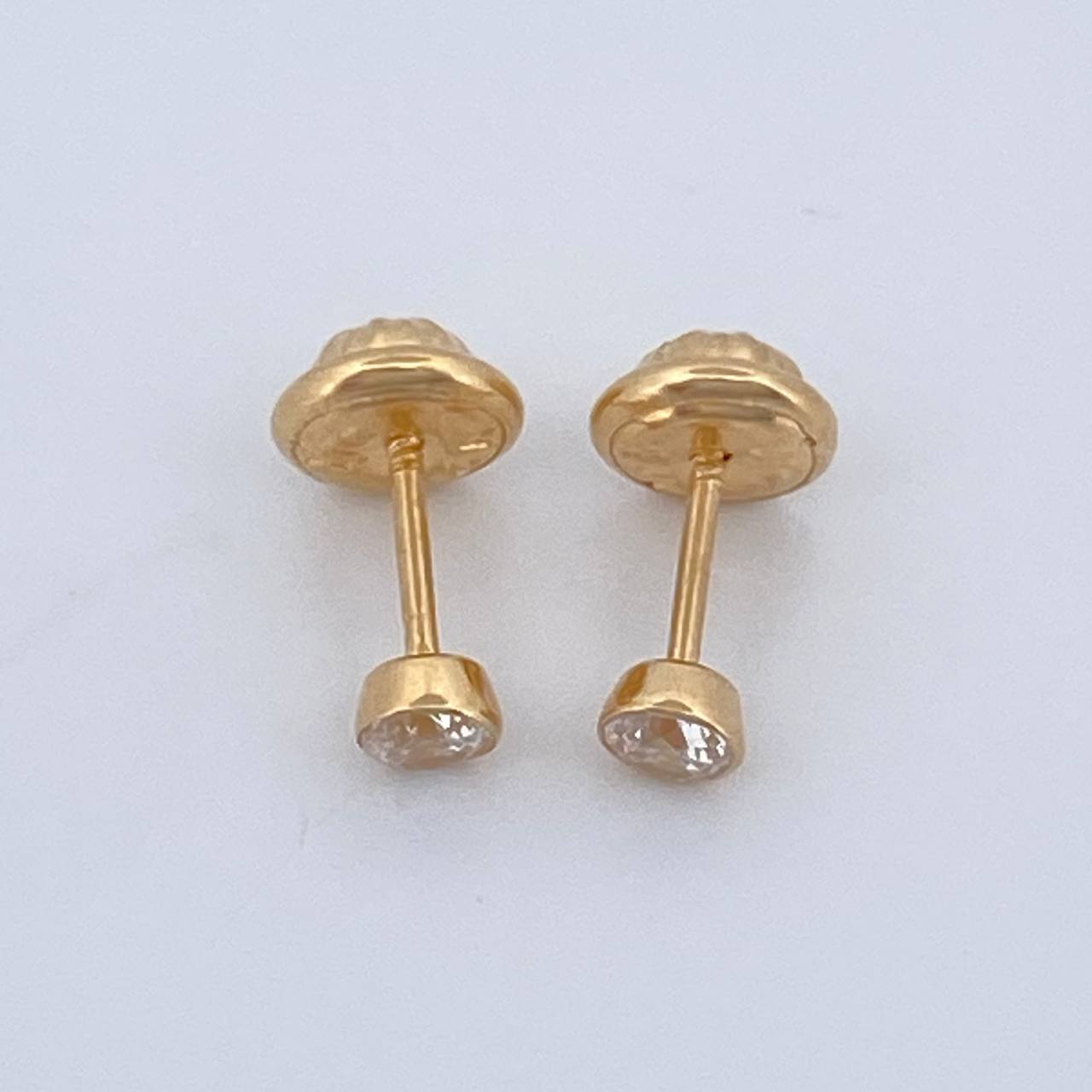 Topos Bisel 0.55gr / 3.2mm Oro Amarillo 18K %