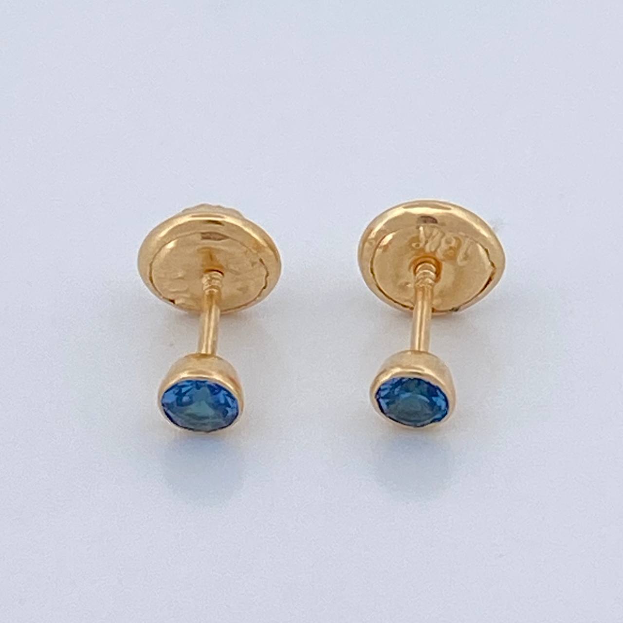 Topos Bisel 0.45gr / 3.2mm Oro Amarillo 18K %