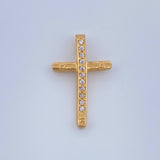 Dije Cruz Clavo 1.35gr / 1 in / Oro Amarillo 18K &