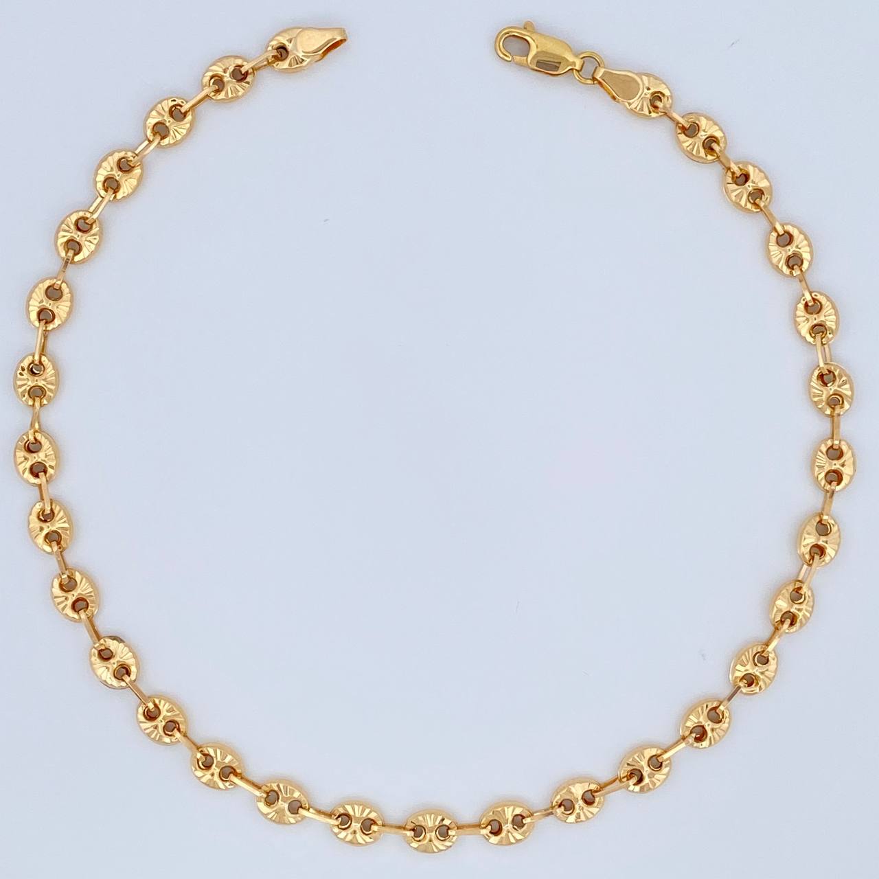 Tobillera GC 5.45gr / 10 1/2 in / 4.9mm Oro Amarillo 18K %