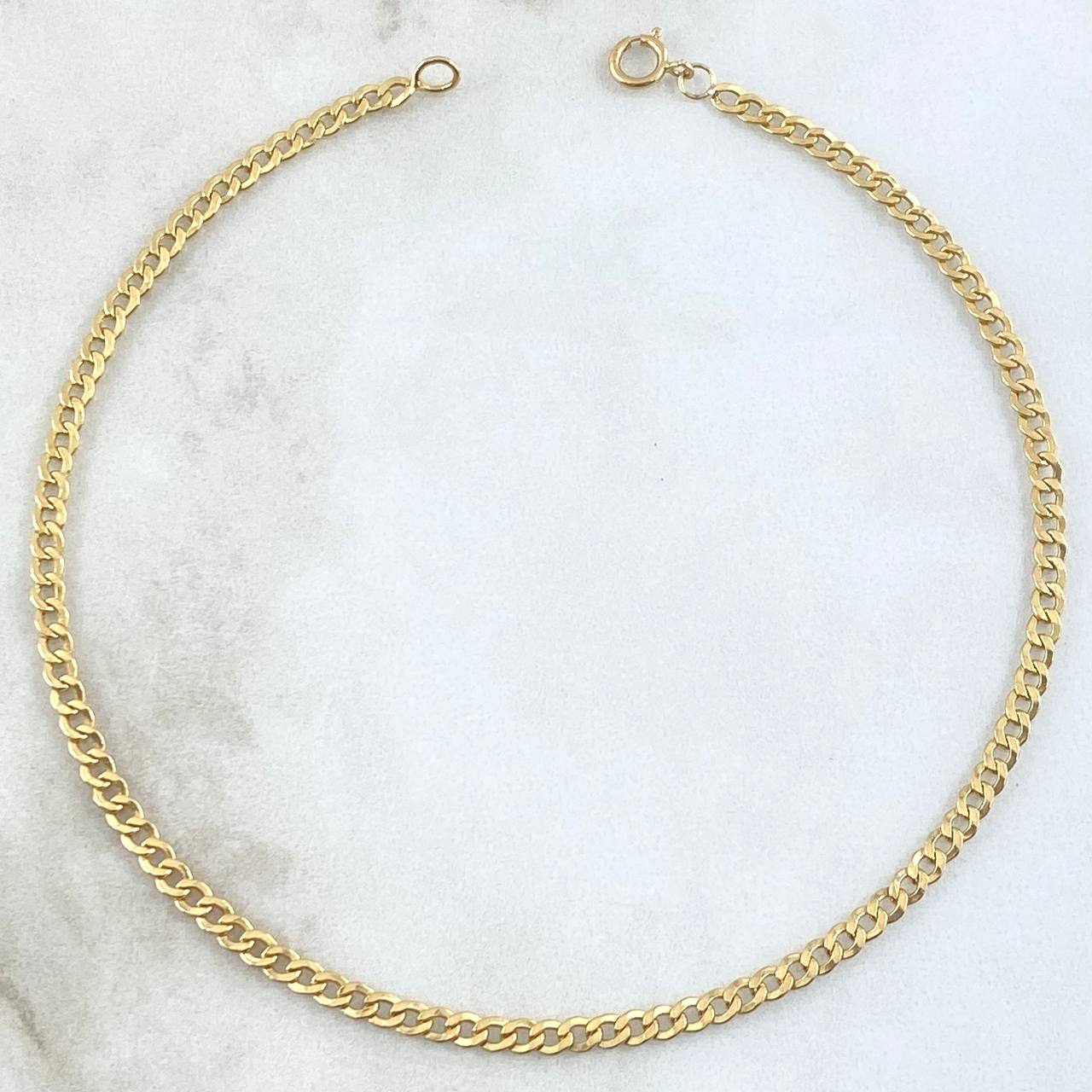 Cuban Anklet 2.45gr / 26cm / 2.9mm Yellow Gold +1 18K