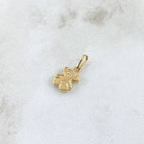 Dije Oso TS 0.45gr / 1.5cm / Texturizado Oro Amarillo 18K