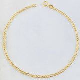 Figaro Bracelet 0.7gr / 7 in / 18K Gold +1 ©
