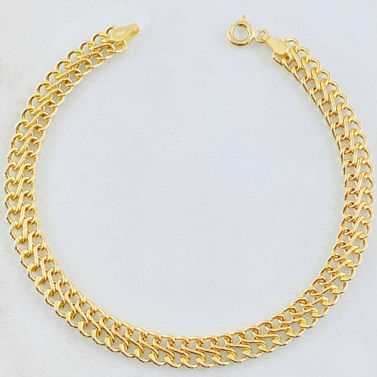 Pulso Sedusa 3.7gr / 7 1/2 in / Oro Amarillo +3 18K ©
