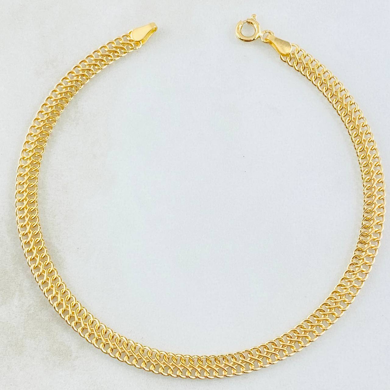 Pulso Sedusa 2.6gr / 7 1/4 in / 4.6mm Oro Amarillo +3 18K *