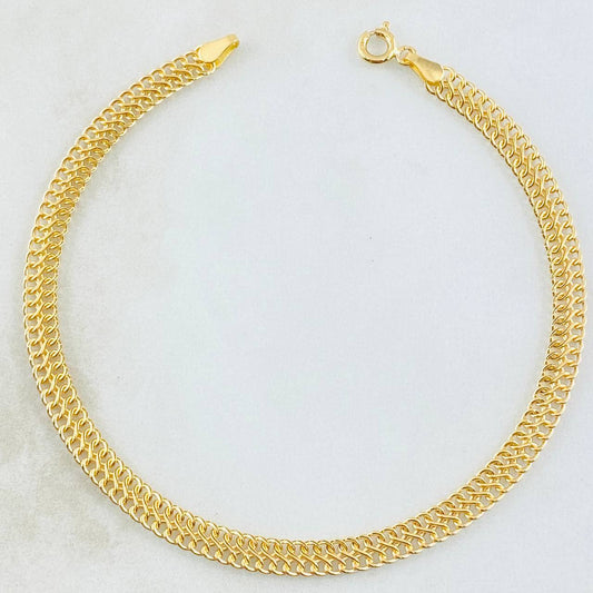 Pulso Sedusa 2.65gr / 7 1/2 in / 4.6mm Oro Amarillo +3 18K ©