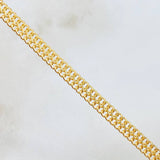 Pulso Sedusa 2.6gr / 7 1/4 in / 4.6mm Oro Amarillo +3 18K *