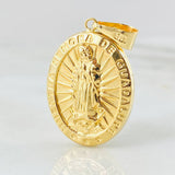 Dije Virgen Guadalupe 2.5gr / 1 1/2 in / Oro Amarillo 18K ©
