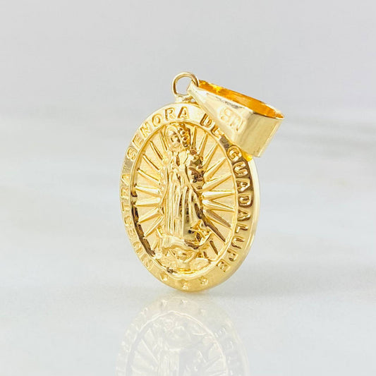 Dije Virgen Guadalupe 1.6gr / 1 1/4 in / Oro Amarillo 18K ©