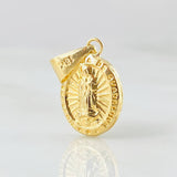Dije Virgen Guadalupe 0.85gr / 1 in / Oro Amarillo 18K ©