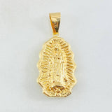 Dije Virgen Guadalupe 2.2gr / 1 1/2 in / Oro Amarillo 18K ©