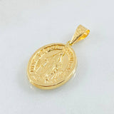 Dije Virgen Milagrosa 2.2gr / 1 1/4 in / Oro Amarillo 18K ©