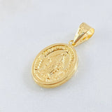 Dije Virgen Milagrosa 1.55gr / 1 1/4 in / Oro Amarillo 18K ©